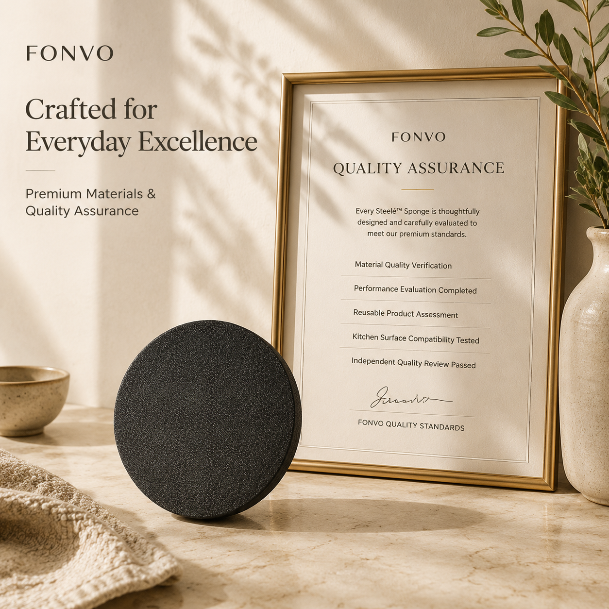 FONVO Sponge | Stainless Steel Cleaner - Image 6