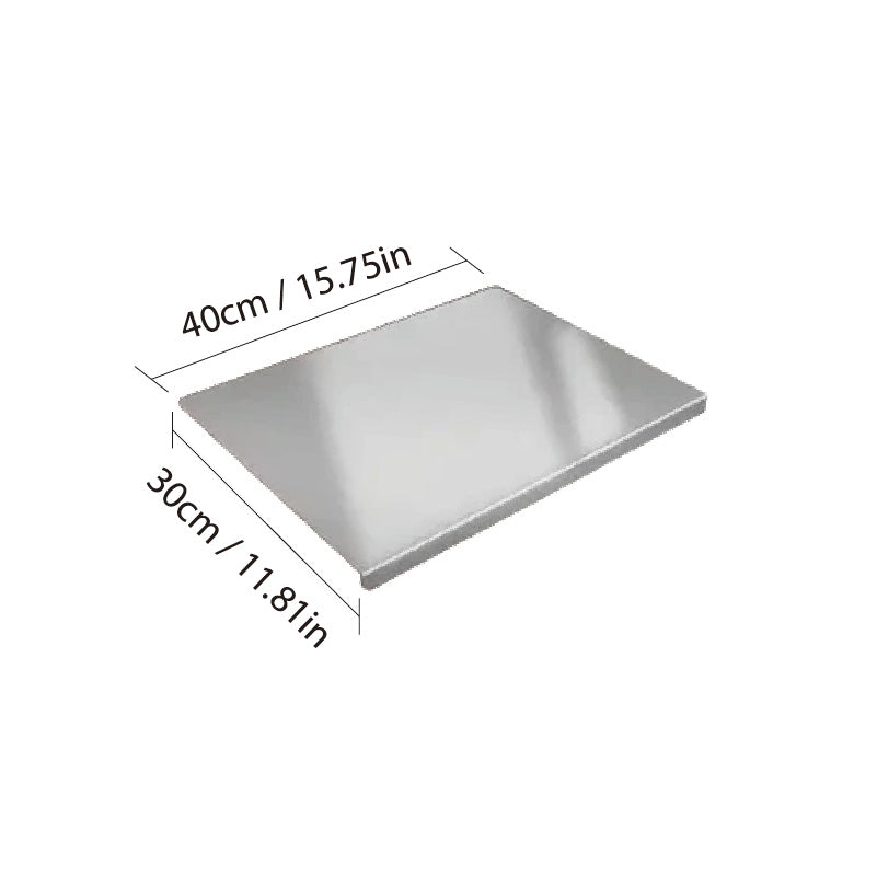 Fonvo Stainless Steel Chopping Board – Non-Slip - Image 8