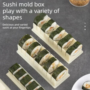 Sushi mold box, can make sushi of various shapes, making delicious and diverse sushi at your fingertips.